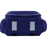 Школьный полукаркасный рюкзак GoPack Education Cute Rainbow Синий 15л (GO24-165M-1)