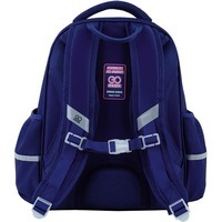 Школьный полукаркасный рюкзак GoPack Education Cute Rainbow Синий 15л (GO24-165M-1)