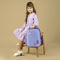 Школьный полукаркасный рюкзак GoPack Education Just Enjoy Фиолетовый 15л (GO24-165M-2)