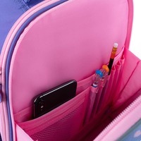 Школьный полукаркасный рюкзак GoPack Education Just Enjoy Фиолетовый 15л (GO24-165M-2)