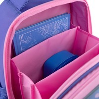 Школьный полукаркасный рюкзак GoPack Education Just Enjoy Фиолетовый 15л (GO24-165M-2)