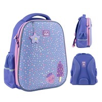 Школьный полукаркасный рюкзак GoPack Education Just Enjoy Фиолетовый 15л (GO24-165M-2)
