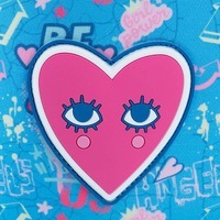 Школьный полукаркасный рюкзак GoPack Education Be You Голубой 15л (GO24-165M-4)