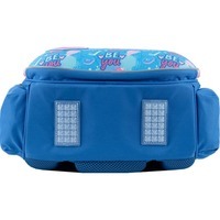 Школьный полукаркасный рюкзак GoPack Education Be You Голубой 15л (GO24-165M-4)