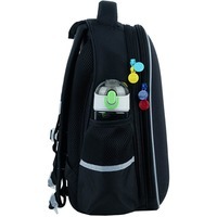 Школьный полукаркасный рюкзак GoPack Education Cyber Sport Черный 15л (GO24-165M-5)