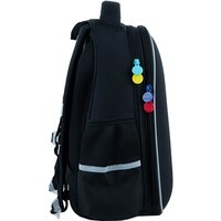 Школьный полукаркасный рюкзак GoPack Education Cyber Sport Черный 15л (GO24-165M-5)