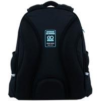 Школьный полукаркасный рюкзак GoPack Education Cyber Sport Черный 15л (GO24-165M-5)