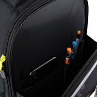 Школьный полукаркасный рюкзак GoPack Education Urban Серый 15л (GO24-165M-6)