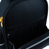 Школьный полукаркасный рюкзак GoPack Education Speed Hunter Черный 12л (GO24-165S-3)