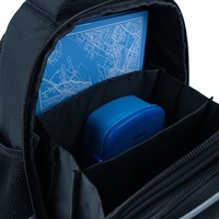 Школьный полукаркасный рюкзак GoPack Education Speed Hunter Черный 12л (GO24-165S-3)