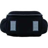 Школьный полукаркасный рюкзак GoPack Education Speed Hunter Черный 12л (GO24-165S-3)