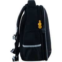 Школьный полукаркасный рюкзак GoPack Education Speed Hunter Черный 12л (GO24-165S-3)