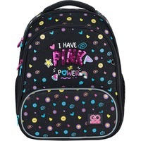 Школьный каркасный рюкзак GoPack Education Pink Power Принт 12.5л (GO24-597M-2)
