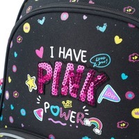 Школьный каркасный рюкзак GoPack Education Pink Power Принт 12.5л (GO24-597M-2)