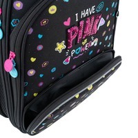Школьный каркасный рюкзак GoPack Education Pink Power Принт 12.5л (GO24-597M-2)