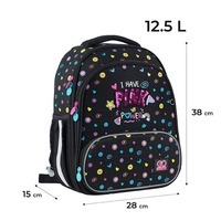 Школьный каркасный рюкзак GoPack Education Pink Power Принт 12.5л (GO24-597M-2)
