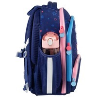 Школьный каркасный рюкзак GoPack Education Be Happy Синий 12.5л (GO24-597M-3)