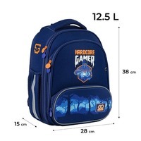 Школьный каркасный рюкзак GoPack Education Game On Синий 12.5л (GO24-597M-5)