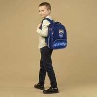 Школьный каркасный рюкзак GoPack Education Game On Синий 12.5л (GO24-597M-5)