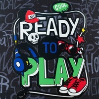 Школьный каркасный рюкзак GoPack Education Ready2Play Принт 12.5л (GO24-597M-6)