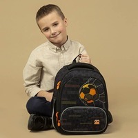 Школьный каркасный рюкзак GoPack Education Goal Time Черный 12.5л (GO24-597M-8)