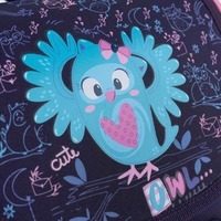Школьный каркасный рюкзак GoPack Education Pretty Owl Синий 11л (GO24-5001S-2)