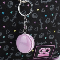 Школьный каркасный рюкзак GoPack Education Lovely Macarons Черный 11л (GO24-5001S-3)