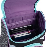 Школьный каркасный рюкзак GoPack Education Lovely Macarons Черный 11л (GO24-5001S-3)
