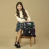 Школьный каркасный рюкзак GoPack Education Lovely Macarons Черный 11л (GO24-5001S-3)