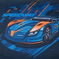 Школьный каркасный рюкзак GoPack Education Speedway Синий 11л (GO24-5001S-7)