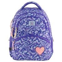 Школьный рюкзак GoPack Education Shiny Heart Фиолетовый 17л (GO24-175M-4)