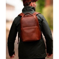 Городской кожаный рюкзак Ashwood K47 Chestnut (K47 CHESTNUT)