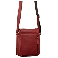 Наплечная кожаная сумка Visconti S7 Messenger Bag A5 Lee Red (S7 RED)