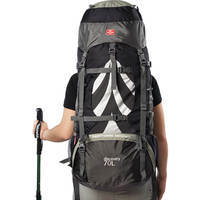 Туристический рюкзак Naturehike NH70B070-B 70+5 л Черно-серый (6927595709009)