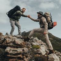 Туристический рюкзак Naturehike NH70B070-B 70+5 л Светло-коричневый (6975641887461)