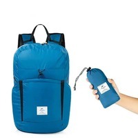Туристический складной рюкзак Naturehike Ultralight NH17A017-B 22 л Голубой (6927595725108)