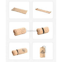 Туристический коврик Naturehike NH15Q002-D 25мм с подушкой 185см Голубой (6927595782583)