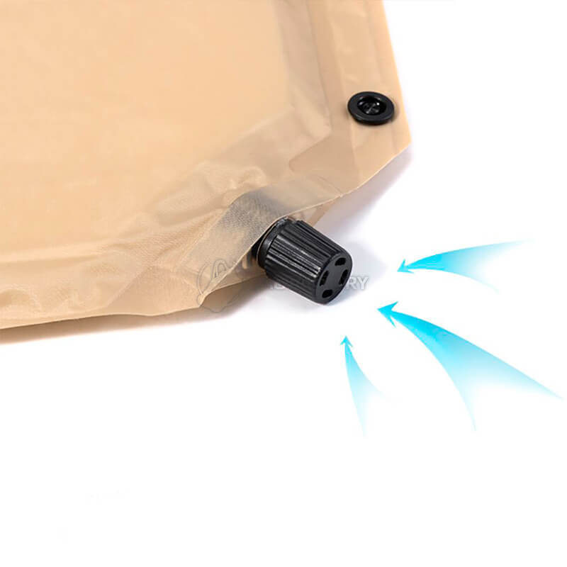 Туристический коврик Naturehike NH15Q002-D 25мм с подушкой 185см Голубой (6927595782583)
