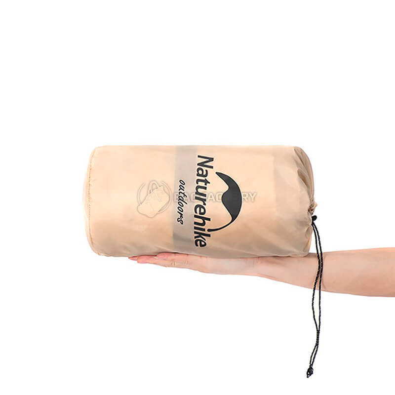 Туристический коврик Naturehike NH15Q002-D 25мм с подушкой 185см Голубой (6927595782583)