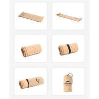 Туристический коврик Naturehike NH15Q002-D 25мм с подушкой 185см Бежевый (6927595782576)