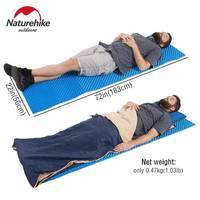 Туристический коврик Naturehike NH19QD008 IXPE 185x56х18 см Голубой (6927595738108)