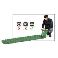Туристический коврик Naturehike FC-12 NH19Z003-P 65 мм 198х59 см с подушкой Зеленый (6927595737750)