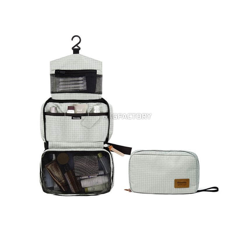 Косметичка Naturehike NH20SN010 размер L Светло-серая (6976023924194)