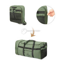 Дорожная сумка-баул на колесах Naturehike NH21LX003 88л Черный (6927595795781)