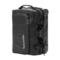 Дорожная сумка на колесах Naturehike NH21LX002 М 85л Черная (6975641885443)