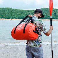 Дорожная сумка гермобаул Naturehike NH20FSB03 60 л Красная (6927595744284)