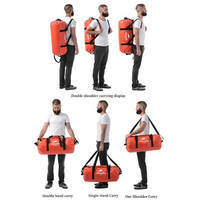 Дорожная сумка гермобаул Naturehike NH20FSB03 60 л Красная (6927595744284)