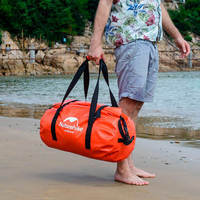 Дорожная сумка гермобаул Naturehike NH20FSB03 90 л Красная (6927595744314)