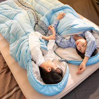 Спальный мешок Naturehike L250 NH21MSD07 (9°C) правый 190+30см Голубой (6927595774830-R)