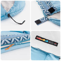 Спальный мешок Naturehike L250 NH21MSD07 (9°C) правый 190+30см Голубой (6927595774830-R)